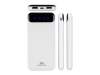 RIVACASE VA2240 (10000mAh) с дисплеем, белый, внешний аккумулятор 12/48 (Изображение 7)