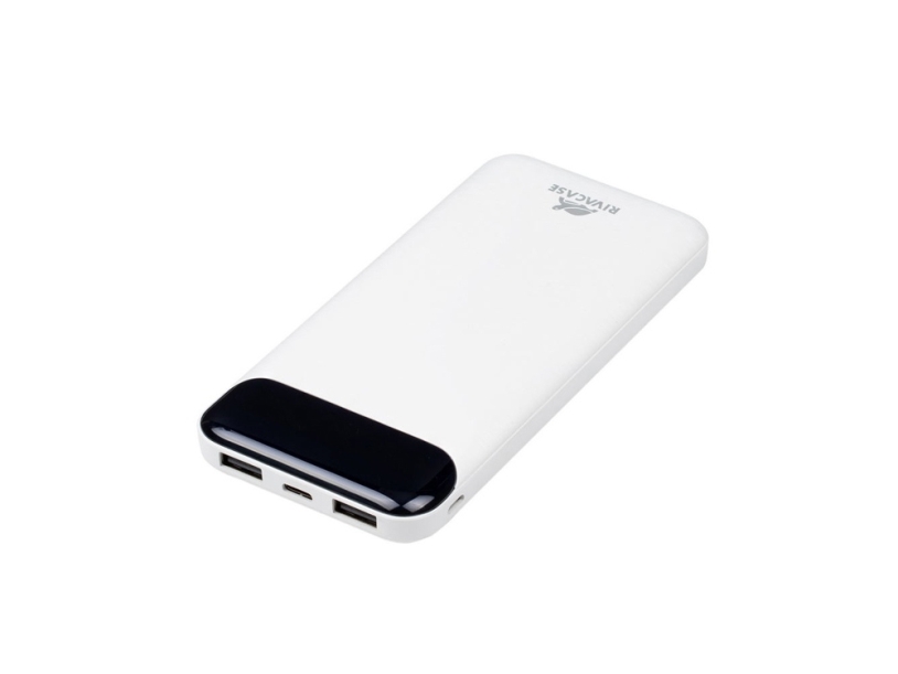 RIVACASE VA2240 (10000mAh) с дисплеем, белый, внешний аккумулятор 12/48 (Изображение 8)