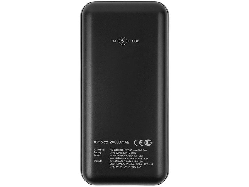 Внешний аккумулятор Rombica NEO Charge 200Plus (Р) (Изображение 3)