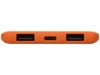 Внешний аккумулятор Reserve с USB Type-C, 5000 mAh (оранжевый)  (Изображение 6)