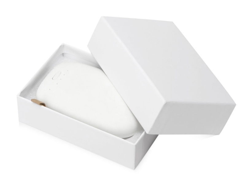 Внешний аккумулятор в форме камня Stone, 10400 mAh (белый) 10400 mAh (Изображение 9)
