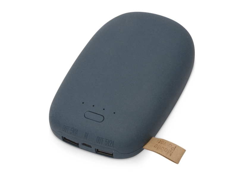 Внешний аккумулятор в форме камня Stone, 10400 mAh (темно-серый) 10400 mAh (Изображение 1)