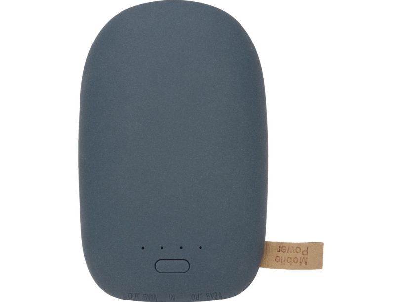 Внешний аккумулятор в форме камня Stone, 10400 mAh (темно-серый) 10400 mAh (Изображение 3)