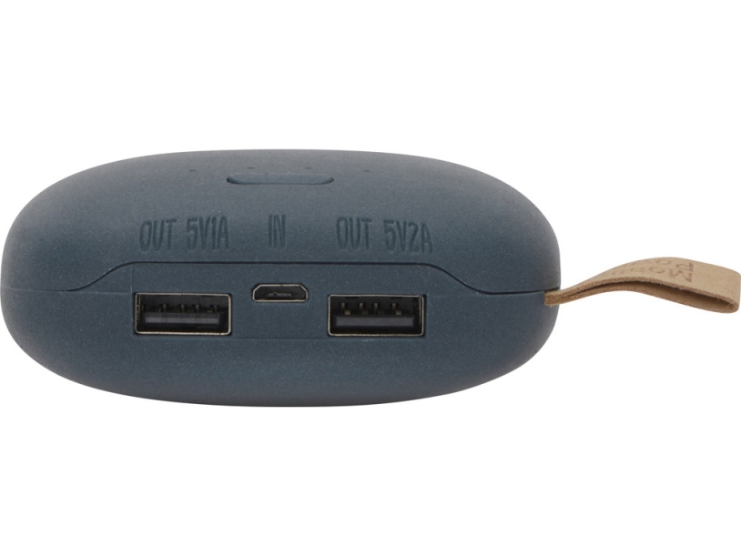 Внешний аккумулятор в форме камня Stone, 10400 mAh (темно-серый) 10400 mAh (Изображение 5)