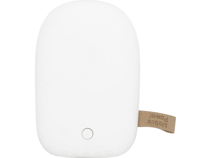 Внешний аккумулятор в форме камня Stone, 7800 mAh (белый) 7800 mAh (Изображение 3)