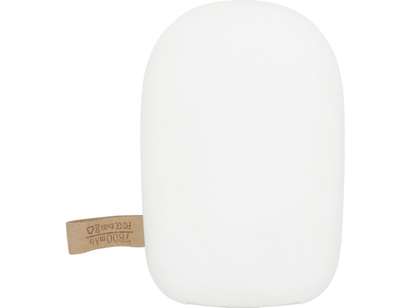 Внешний аккумулятор в форме камня Stone, 7800 mAh (белый) 7800 mAh (Изображение 4)
