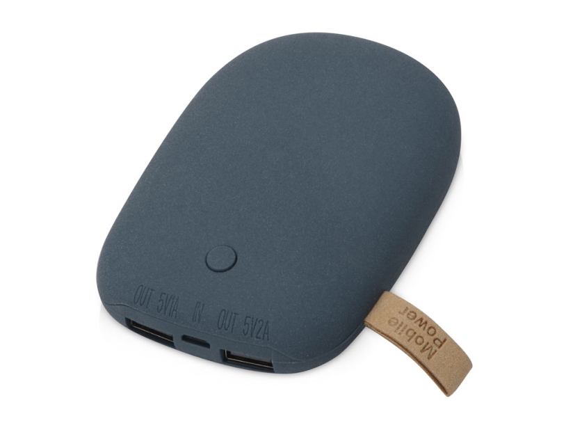 Внешний аккумулятор в форме камня Stone, 7800 mAh (темно-серый) 7800 mAh (Изображение 1)