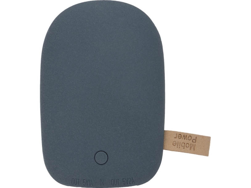 Внешний аккумулятор в форме камня Stone, 7800 mAh (темно-серый) 7800 mAh (Изображение 3)