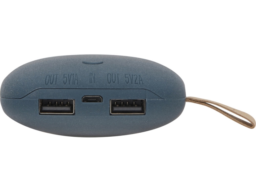 Внешний аккумулятор в форме камня Stone, 7800 mAh (темно-серый) 7800 mAh (Изображение 5)