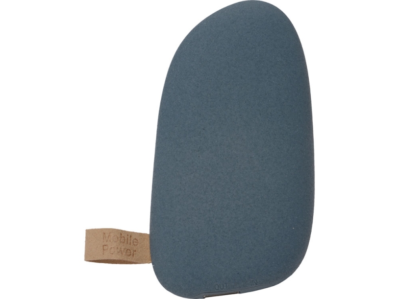 Внешний аккумулятор в форме камня Stone, 5200 mAh (темно-серый) 5200 mAh (Изображение 4)