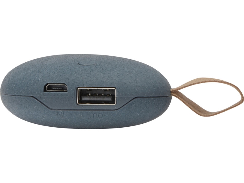 Внешний аккумулятор в форме камня Stone, 5200 mAh (темно-серый) 5200 mAh (Изображение 5)