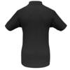 Рубашка поло Safran черная, размер S (Изображение 2)