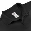 Рубашка поло Safran черная, размер S (Изображение 3)