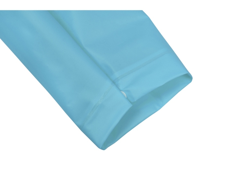 Дождевик Hawaii c чехлом унисекс (голубой) XL-2XL (Изображение 7)