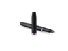 Ручка перьевая Parker IM Vibrant Rings Flame Amethyst Purple (черный/фиолетовый)  (Изображение 3)