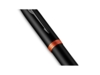 Ручка перьевая Parker IM Vibrant Rings Flame Orange (черный/оранжевый)  (Изображение 5)