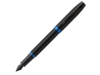 Ручка перьевая Parker IM Vibrant Rings Flame Blue (черный/синий)  (Изображение 1)