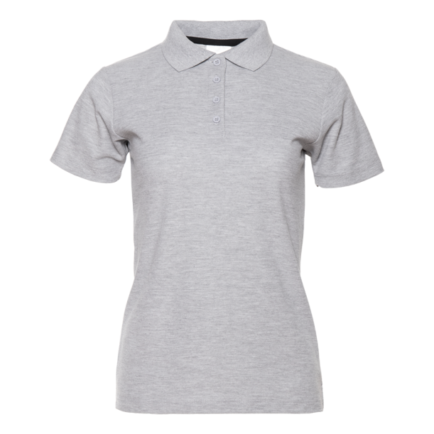 Рубашка поло женская STAN хлопок/полиэстер 185, 104W (Серый меланж) 52/XXL (Изображение 1)