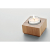 Бамбуковый подсвечник и свечи (древесный) (Изображение 2)