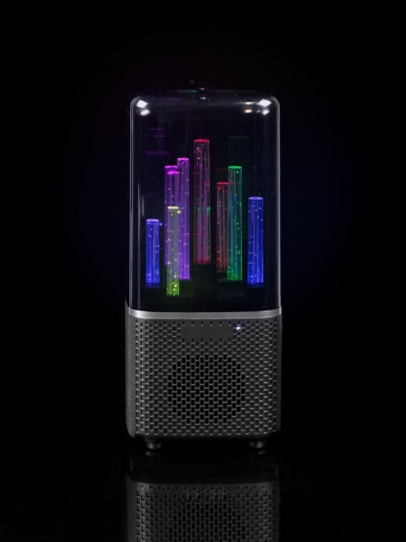 Беспроводная колонка с подсветкой citySound, черная (Изображение 11)