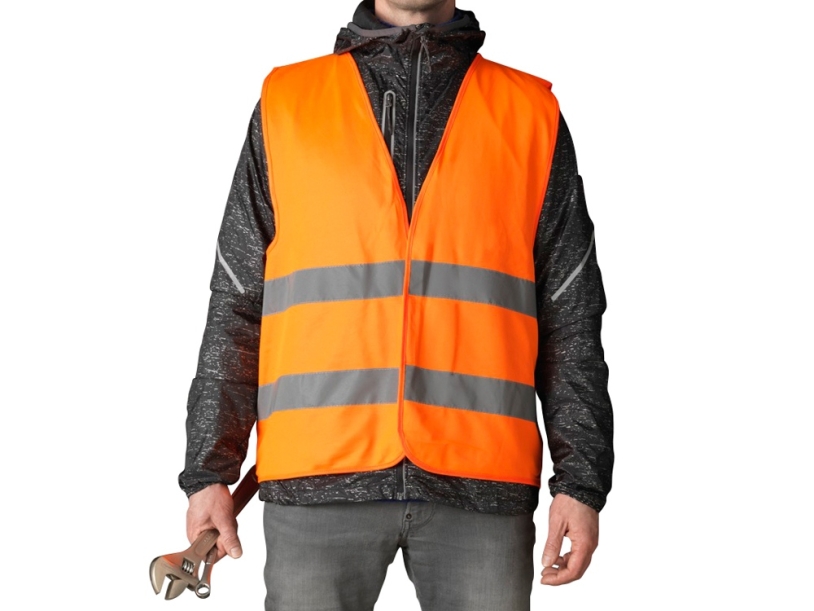 Защитный жилет Watсh-out (неоновый оранжевый) L-XL (Изображение 6)