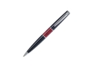 Ручка шариковая Libra (черный/красный/серебристый) 