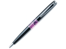 Ручка шариковая Libra (черный/фиолетовый/серебристый) 