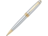 Ручка металическая шариковая Bailey (золотистый/серебристый)  (Изображение 1)