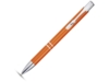 Ручка металлическая шариковая Moneta (оранжевый) синий (Изображение 1)