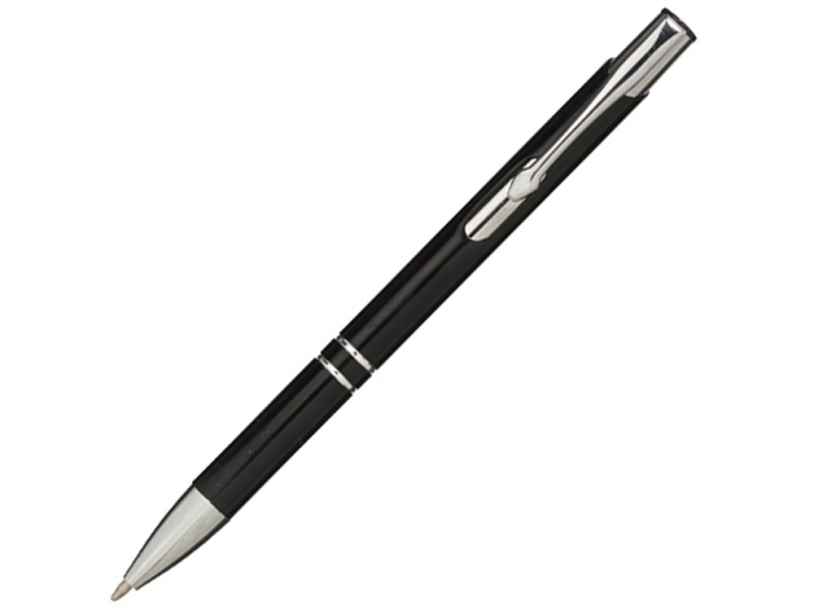 Ручка металлическая шариковая Moneta (черный) синий (Изображение 1)