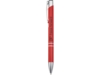 Ручка металлическая шариковая Moneta (красный) черный (Изображение 3)