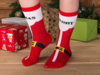 Набор носков с рождественской символикой, 2 пары (красный) 36-39 (Изображение 15)