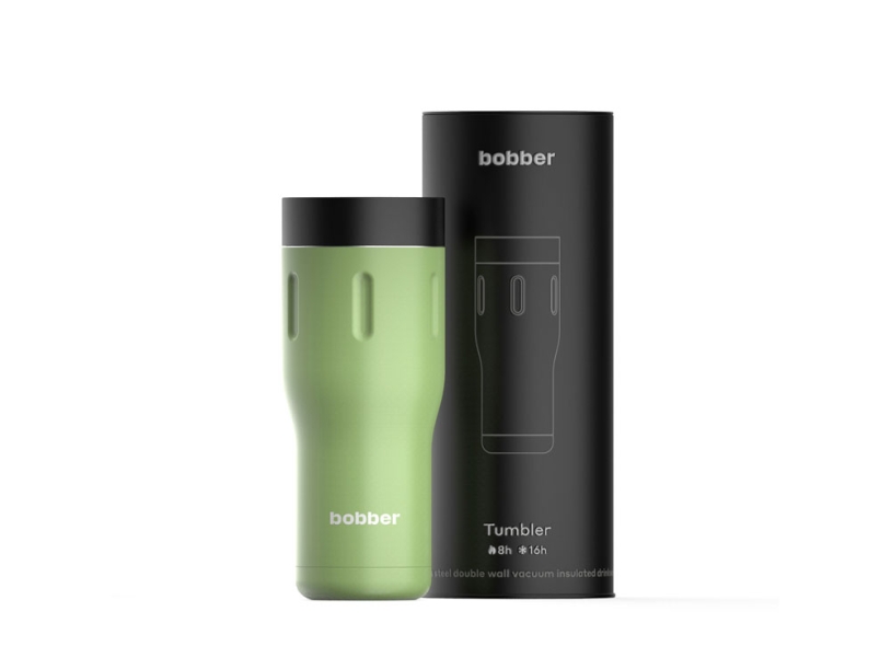 Вакуумная термокружка Tumbler, 470 мл (зеленый) 470 мл (Изображение 1)