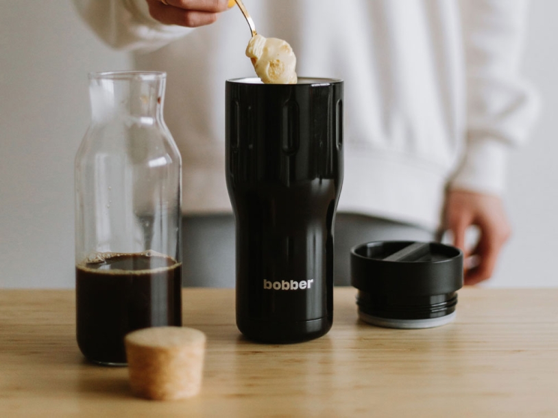 Вакуумная термокружка Tumbler, 470 мл (черный) 470 мл (Изображение 7)