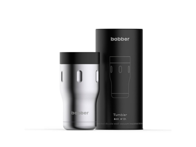 Вакуумная термокружка Tumbler, 350 мл (серебристый) 350 мл (Изображение 1)