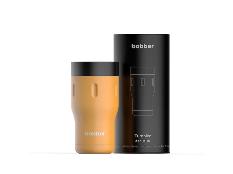 Вакуумная термокружка Tumbler, 350 мл (оранжевый) 350 мл (Изображение 1)