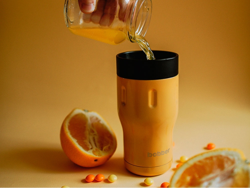 Вакуумная термокружка Tumbler, 350 мл (оранжевый) 350 мл (Изображение 6)