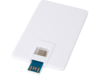 Duo Slim USB-накопитель емкостью 64ГБ и разъемами Type-C и USB-A 3.0, белый (Изображение 1)