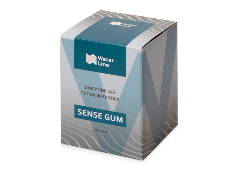 Вакуумная термокружка Sense Gum, непротекаемая крышка, soft-touch (Изображение 11)