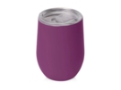 Вакуумная термокружка Sense Gum, непротекаемая крышка, soft-touch (фиолетовый) 