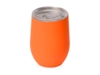 Вакуумная термокружка Sense Gum, непротекаемая крышка, soft-touch (оранжевый)  (Изображение 1)