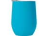 Вакуумная термокружка Sense Gum, непротекаемая крышка, soft-touch (голубой)  (Изображение 2)