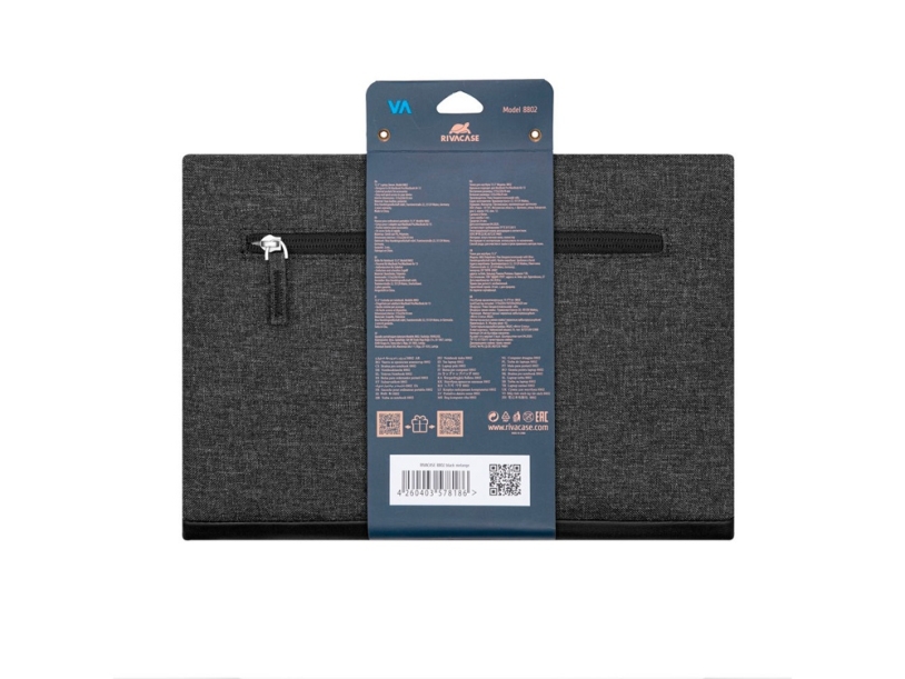 RIVACASE 8802 black melange чехол для MacBook Pro/MacBook Air 13 / 12 (Изображение 13)