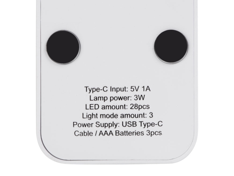 Складывающаяся настольная LED лампа Stack N, 3 Вт, белый (Изображение 14)