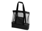 Пляжная сумка Coolmesh с изотермическим отделением (черный) 