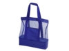 Пляжная сумка Coolmesh с изотермическим отделением (синий)  (Изображение 1)