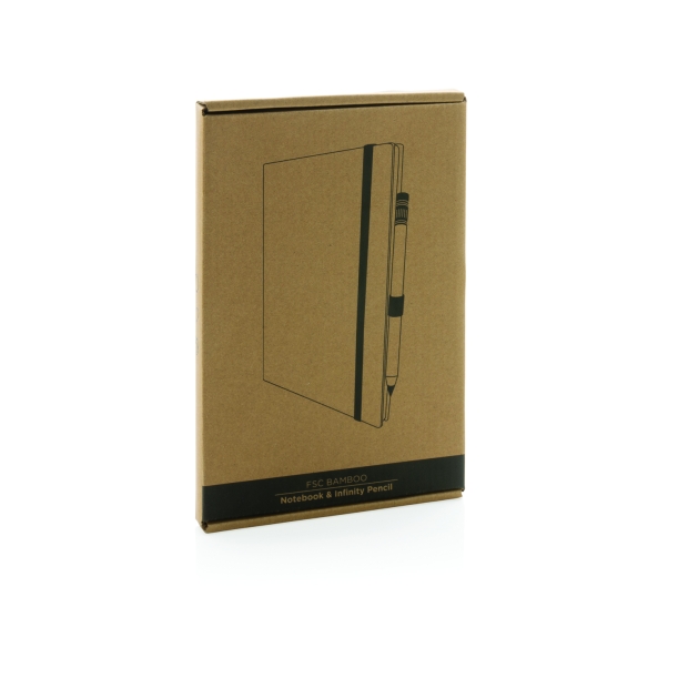 Блокнот с вечным карандашом Bamboo FSC® (Изображение 9)