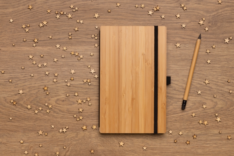 Блокнот с вечным карандашом Bamboo FSC® (Изображение 5)