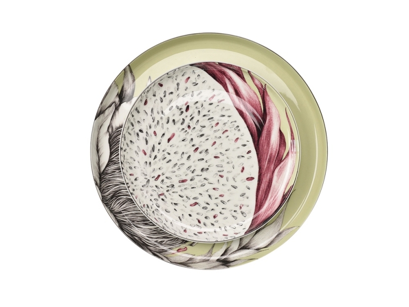 Тарелка PLATE 2 DRA (зеленый)  (Изображение 2)