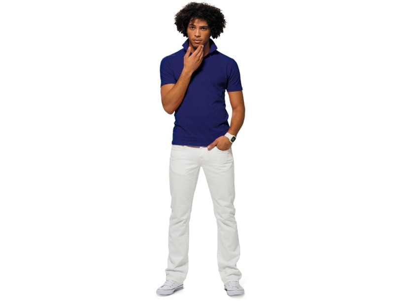 Рубашка поло First 2.0 мужская (navy) 2XL (Изображение 5)